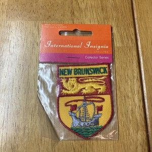 New Brunswick Collector Series International Insignia Patch Vintage Canada